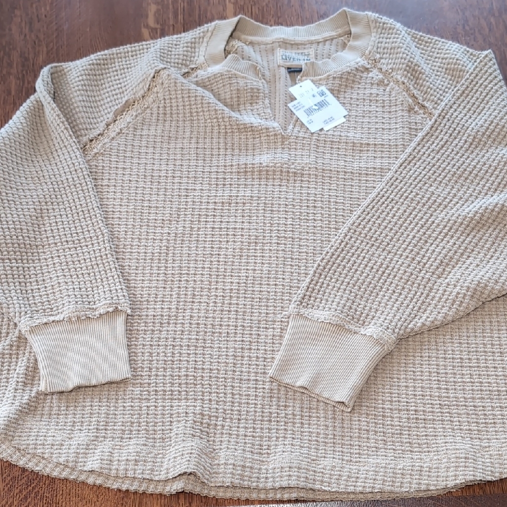 american eagleWomen's Beige Sweater